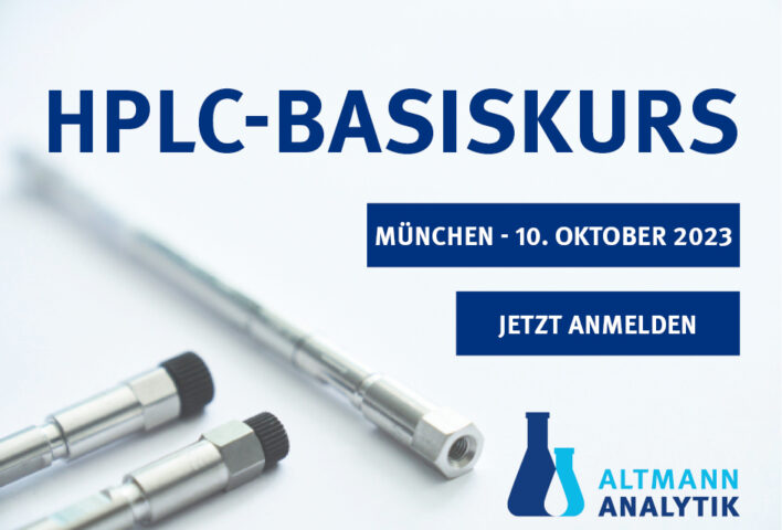 Melden Sie sich jetzt für unser HPLC-Basisseminar an!