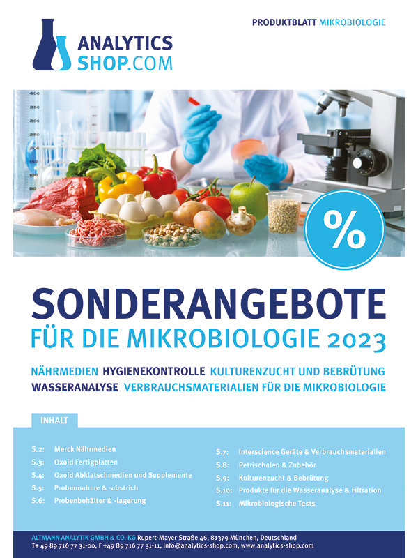 Sonderangebote für die Mikrobiologie 2023